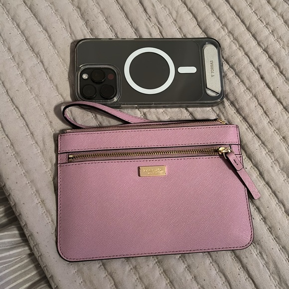 Kate Spade purple wristlet purse - Picture 10 of 10